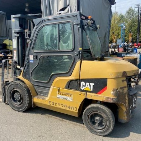 Used 2019 CAT DP50CN1 Pneumatic Tire Forklift for sale in Langley British Columbia