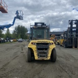 Used 2015 HYUNDAI 80D-9 Pneumatic Tire Forklift for sale in Prince George British Columbia