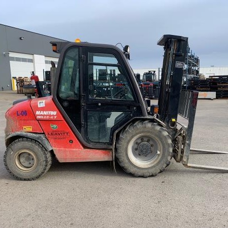 Used 2017 MANITOU MH25-4T Rough Terrain Forklift for sale in Red Deer Alberta