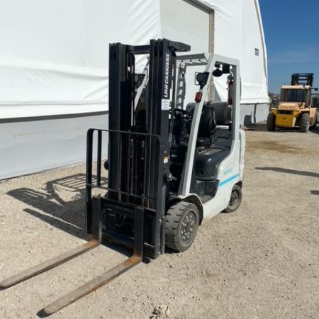 Used 2017 NISSAN MCU1F2A25LV Cushion Tire Forklift for sale in Regina Saskatchewan