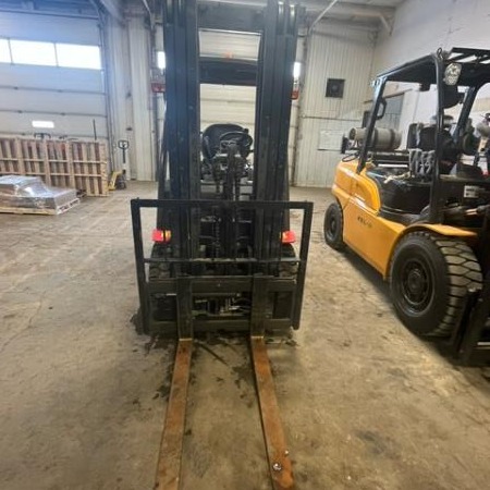 Used 2017 MANITOU MI25G Pneumatic Tire Forklift for sale in Saskatoon Saskatchewan