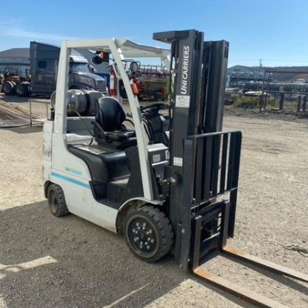 Used 2017 NISSAN MCU1F2A25LV Cushion Tire Forklift for sale in Regina Saskatchewan