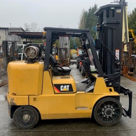 Used 2018 CAT GC70K Cushion Tire Forklift for sale in Langley British Columbia