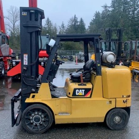 Used 2018 CAT GC70K Cushion Tire Forklift for sale in Langley British Columbia