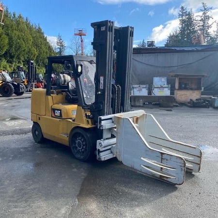 Used 2018 CAT GC70K Cushion Tire Forklift for sale in Langley British Columbia