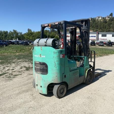 Used 2018 MITSUBISHI FGC40K Cushion Tire Forklift for sale in Kelowna British Columbia