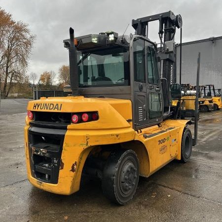 Used 2018 HYUNDAI 70D-9 Pneumatic Tire Forklift for sale in Tukwila Washington