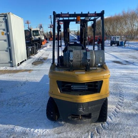 Used 2017 CAT GP25N5 Pneumatic Tire Forklift for sale in Red Deer Alberta