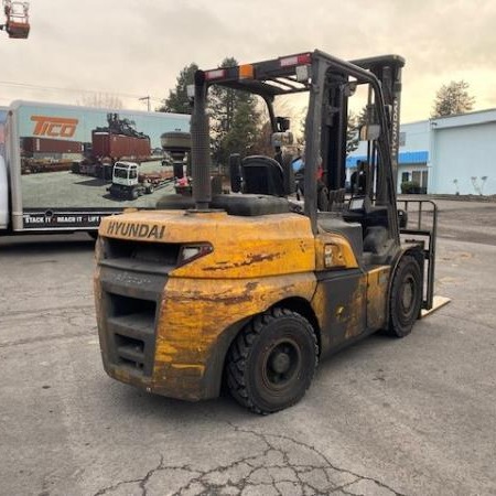 Used 2019 HYUNDAI 50DA-9 Pneumatic Tire Forklift for sale in Portland Oregon