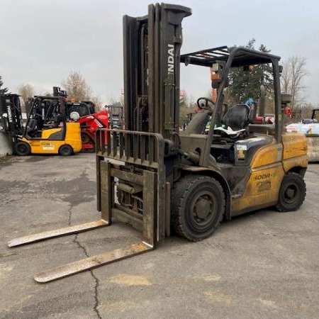 Used 2019 HYUNDAI 50DA-9 Pneumatic Tire Forklift for sale in Portland Oregon