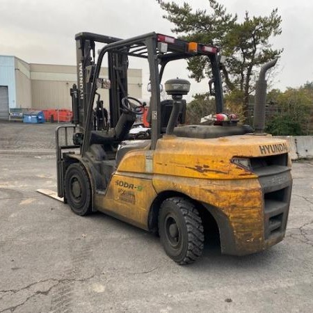 Used 2019 HYUNDAI 50DA-9 Pneumatic Tire Forklift for sale in Portland Oregon