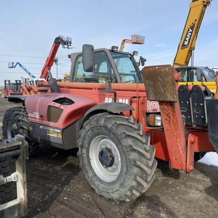 Used 2007 MANITOU MT1745 HSLT Telehandler / Zoom Boom for sale in Calgary Alberta