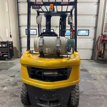 Used 2018 CAT GP25N5 Pneumatic Tire Forklift for sale in Red Deer Alberta