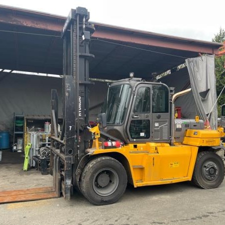 Used 2021 HYUNDAI 110D-9 Pneumatic Tire Forklift for sale in Langley British Columbia