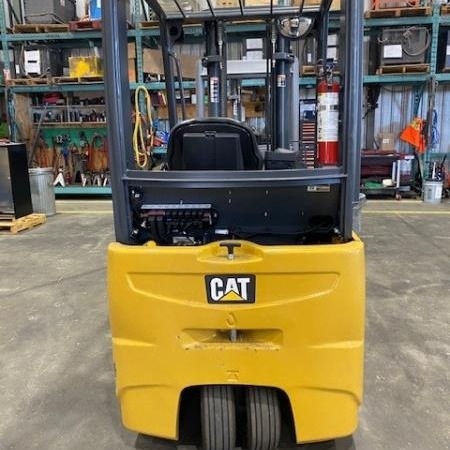 Used 2019 CAT 2ETC3500 Electric Forklift for sale in Edmonton Alberta