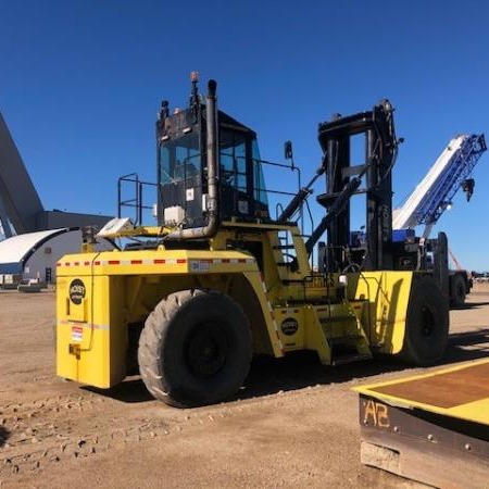 Used 2012 HOIST P1000 Pneumatic Tire Forklift for sale in Jansen Saskatchewan