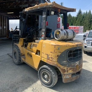 Used 2008 CAT GP40KL Pneumatic Tire Forklift for sale in  British Columbia