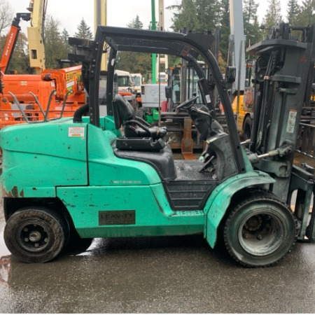 Used 2021 MITSUBISHI FD50N1 Pneumatic Tire Forklift for sale in Langley British Columbia