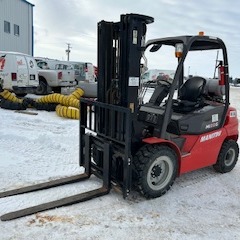 Used 2022 MANITOU MI30G Pneumatic Tire Forklift for sale in Regina Saskatchewan