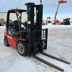 Used 2022 MANITOU MI30G Pneumatic Tire Forklift for sale in Regina Saskatchewan