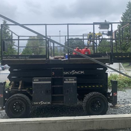 Used 2010 SKYJACK SJ8841RT Scissor Lift for sale in Langley British Columbia