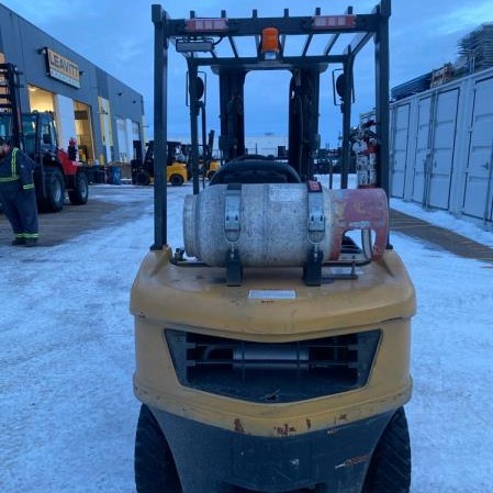 Used 2017 CAT GP25N5 Pneumatic Tire Forklift for sale in Red Deer Alberta