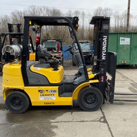 Used 2017 HYUNDAI 25L-7M Pneumatic Tire Forklift for sale in Tukwila Washington