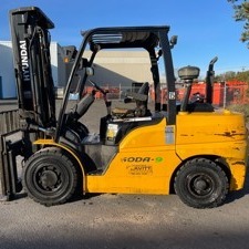 Used 2019 HYUNDAI 50DA-9 Pneumatic Tire Forklift for sale in Portland Oregon