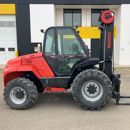 Used 2022 MANITOU M50.4 Rough Terrain Forklift for sale in Red Deer Alberta