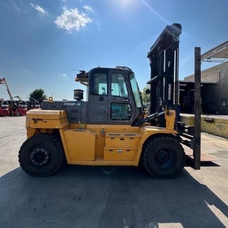 Used 2018 HYUNDAI 110D-9 Pneumatic Tire Forklift for sale in Richland Hills Texas