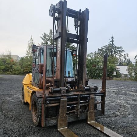 Used 2019 HYUNDAI 80D-9 Pneumatic Tire Forklift for sale in Portland Oregon