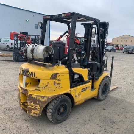 Used 2008 HYUNDAI 30L-7 Pneumatic Tire Forklift for sale in Regina Saskatchewan