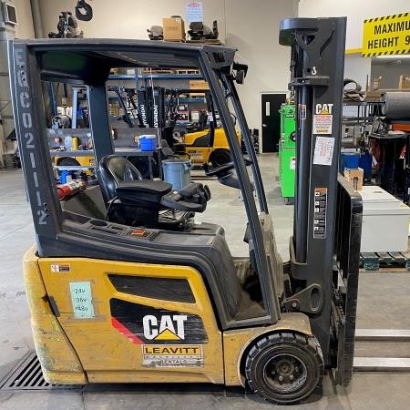 Used 2019 CAT 2ETC3500 Electric Forklift for sale in Red Deer Alberta