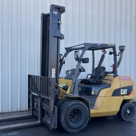 Used 2017 CAT DP50CN1 Pneumatic Tire Forklift for sale in Sacramento California