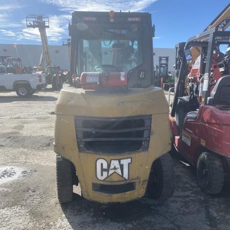 Used 2015 CAT DP50CN1 Pneumatic Tire Forklift for sale in Edmonton Alberta