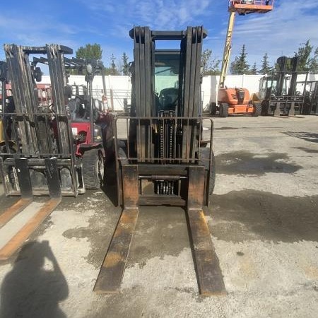 Used 2015 CAT DP50CN1 Pneumatic Tire Forklift for sale in Edmonton Alberta