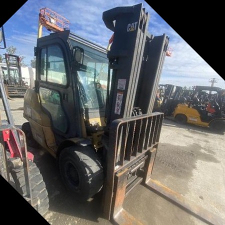 Used 2015 CAT DP50CN1 Pneumatic Tire Forklift for sale in Edmonton Alberta