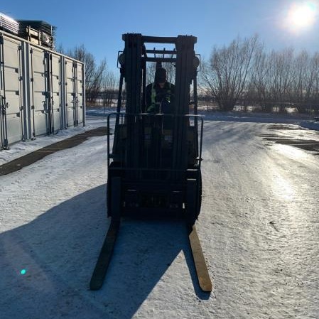 Used 2018 CAT GP25N5 Pneumatic Tire Forklift for sale in Red Deer Alberta