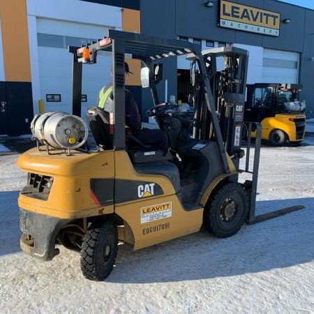 Used 2018 CAT GP25N5 Pneumatic Tire Forklift for sale in Red Deer Alberta