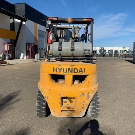 Used 2018 HYUNDAI 40L-7A Pneumatic Tire Forklift for sale in Red Deer Alberta