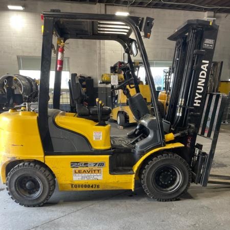 Used 2017 HYUNDAI 25L-7M Pneumatic Tire Forklift for sale in Yakima Washington