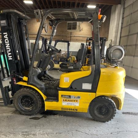 Used 2017 HYUNDAI 25L-7M Pneumatic Tire Forklift for sale in Yakima Washington