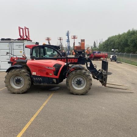 Used 2018 MANITOU MLT737 Telehandler / Zoom Boom for sale in Red Deer Alberta