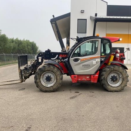 Used 2018 MANITOU MLT737 Telehandler / Zoom Boom for sale in Red Deer Alberta