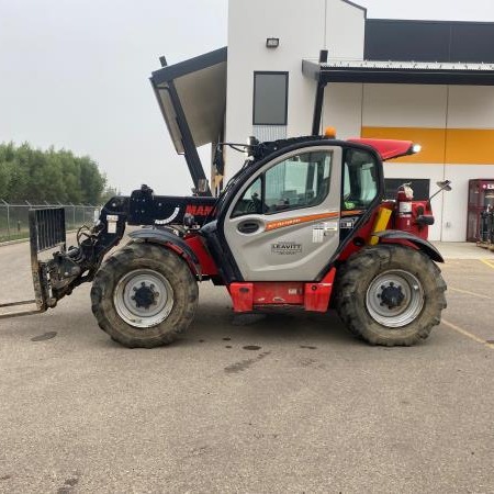 Used 2018 MANITOU MLT737 Telehandler / Zoom Boom for sale in Red Deer Alberta