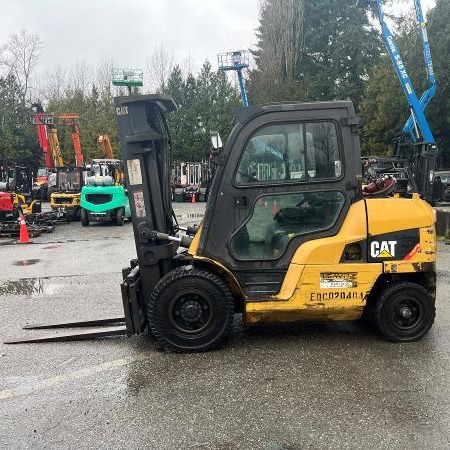 Used 2019 CAT DP50CN1 Pneumatic Tire Forklift for sale in Langley British Columbia