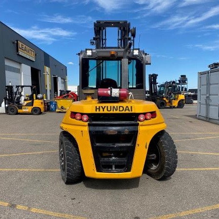 Used 2020 HYUNDAI 80D-9 Pneumatic Tire Forklift for sale in Red Deer Alberta