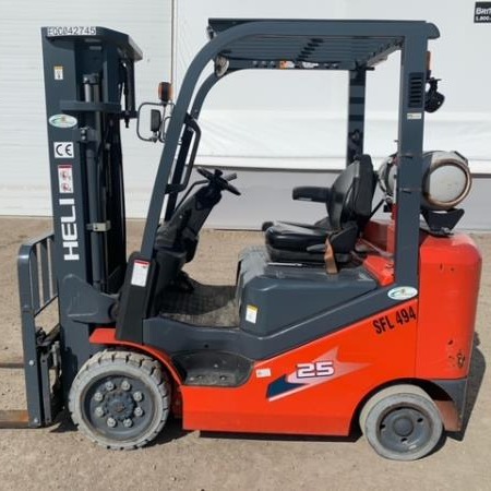 Used 2022 HELI CPYD25C-KU1H Cushion Tire Forklift for sale in Regina Saskatchewan