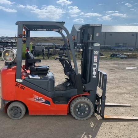 Used 2022 HELI CPYD25C-KU1H Cushion Tire Forklift for sale in Regina Saskatchewan