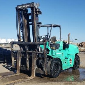 Used 2019 MITSUBISHI FD160AN Pneumatic Tire Forklift for sale in Baldwin Park California